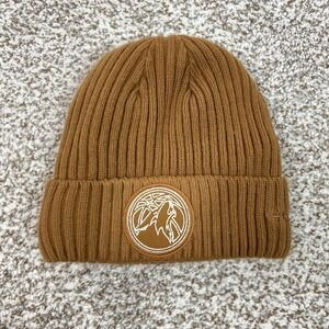 Minnesota Timberwolves Hat Beanie One Size Brown NBA Basketball Pro Standard